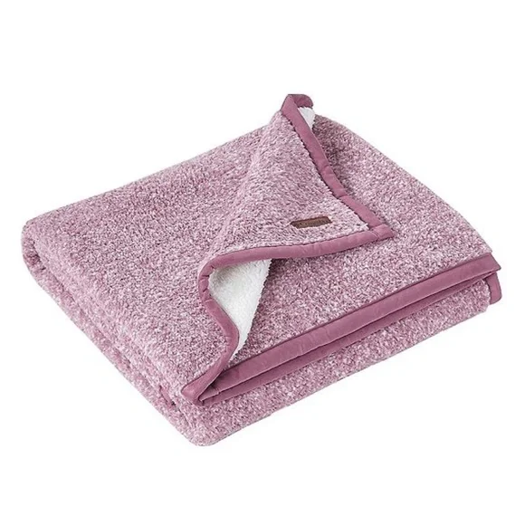 Columbia Plush Sherpa Throw Wine Blanket - Picture 2 of 7